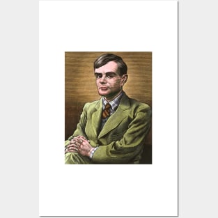 Alan Turing, British mathematician (H420/0225) Posters and Art